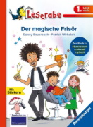 Buchcover und Innenansicht für das Buch: Der magische Frisör - Leserabe 1. Klasse - Erstlesebuch für Kinder ab 6 Jahren