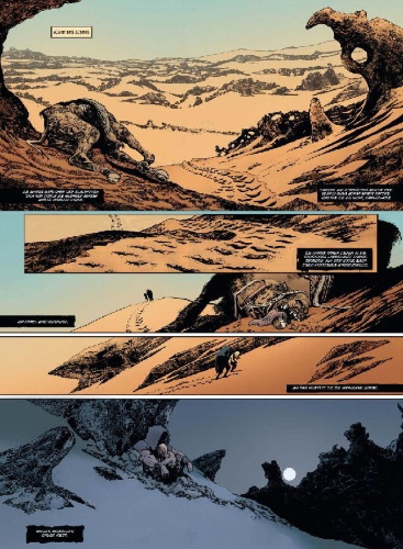 Buchcover und Innenansicht für das Buch: Conan der Cimmerier: Der wandelnde Schatten