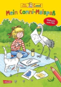 Buchcover und Innenansicht für das Buch: Conni Gelbe Reihe (Beschäftigungsbuch): Mein Conni Malspaß