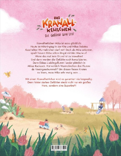 Buchcover und Innenansicht für das Buch: Das Krawallkehlchen