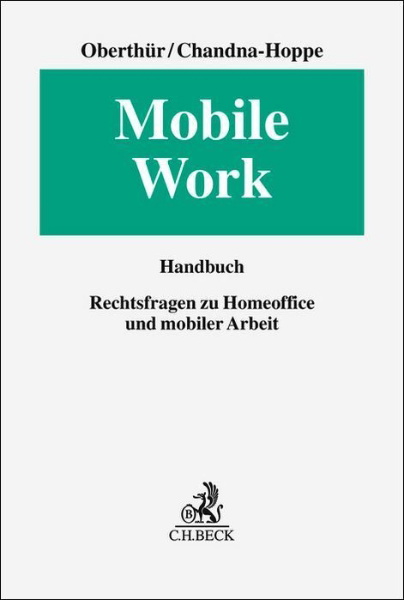 Buchcover und Innenansicht für das Buch: Mobile Work