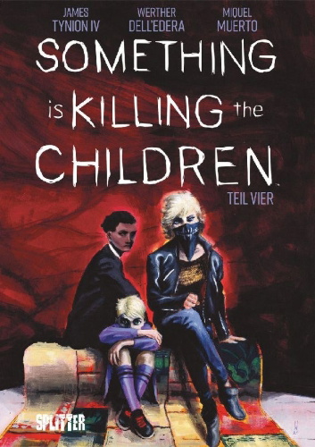 Buchcover und Innenansicht für das Buch: Something is killing the Children. Band 4