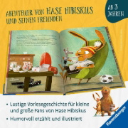 Buchcover und Innenansicht für das Buch: Hase Hibiskus und der Schnupfenschnäuz