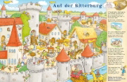 Buchcover und Innenansicht für das Buch: Mein wimmeliges Österreich-Buch