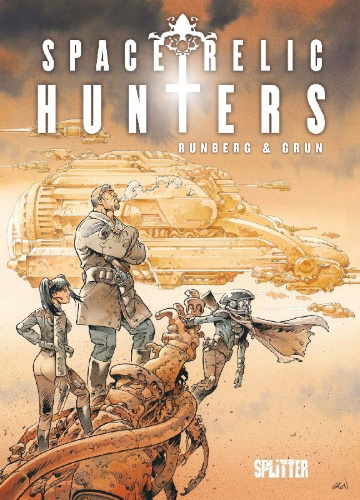 Buchcover und Innenansicht für das Buch: Space Relic Hunters