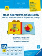 Buchcover und Innenansicht für das Buch: ministeps: Mein allererstes Rasselbuch