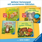 Buchcover und Innenansicht für das Buch: Mein erstes Vorlese-Fühlbuch: Bist du ein Fuchs?