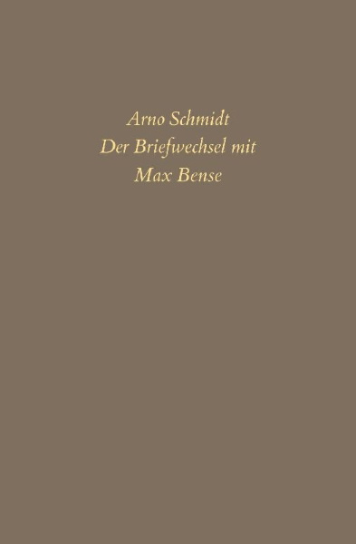 Buchcover und Innenansicht für das Buch: Bargfelder Ausgabe. Briefe von und an Arno Schmidt