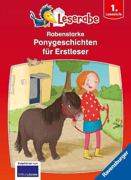 Buchcover und Innenansicht für das Buch: Leserabe - Sonderausgaben - Rabenstarke Ponygeschichten für Erstleser