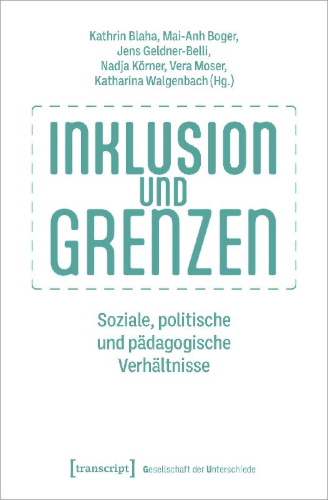 Buchcover und Innenansicht für das Buch: Inklusion und Grenzen