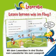 Buchcover und Innenansicht für das Buch: Leserabe Vor-Lesestufe - Fußballgeschichten