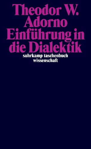 Buchcover und Innenansicht für das Buch: Einführung in die Dialektik