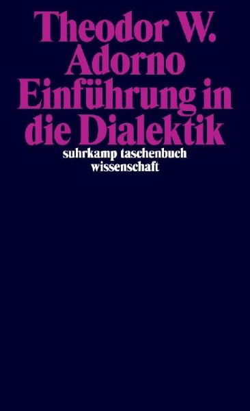 Buchcover und Innenansicht für das Buch: Einführung in die Dialektik