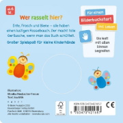 Buchcover und Innenansicht für das Buch: Meine bunten Ri-Ra-Rasseltiere
