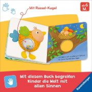 Buchcover und Innenansicht für das Buch: Meine bunten Ri-Ra-Rasseltiere
