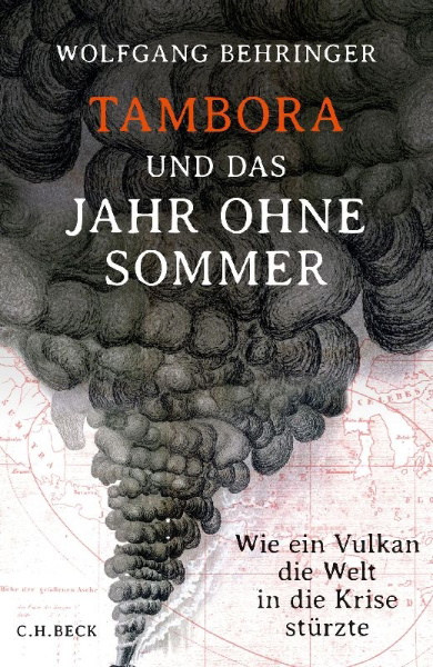 Buchcover und Innenansicht für das Buch: Tambora und das Jahr ohne Sommer