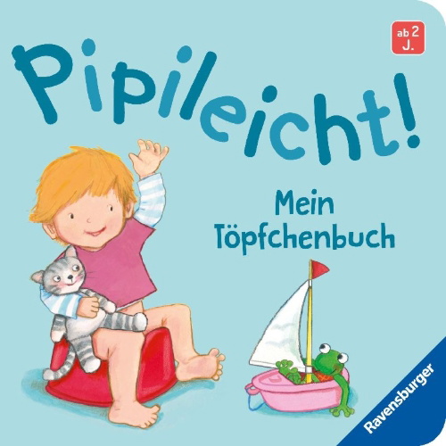 Buchcover und Innenansicht für das Buch: Pipileicht! Mein Töpfchenbuch