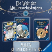 Buchcover und Innenansicht für das Buch: Mitternachtskatzen, Band 4: Der Geisterkater von Bakerloo