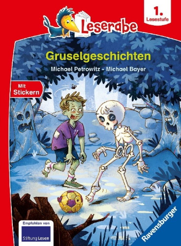 Buchcover und Innenansicht für das Buch: Leserabe 1. Lesestufe - Gruselgeschichten