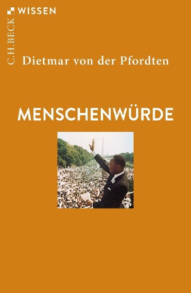 Buchcover und Innenansicht für das Buch: Menschenwürde