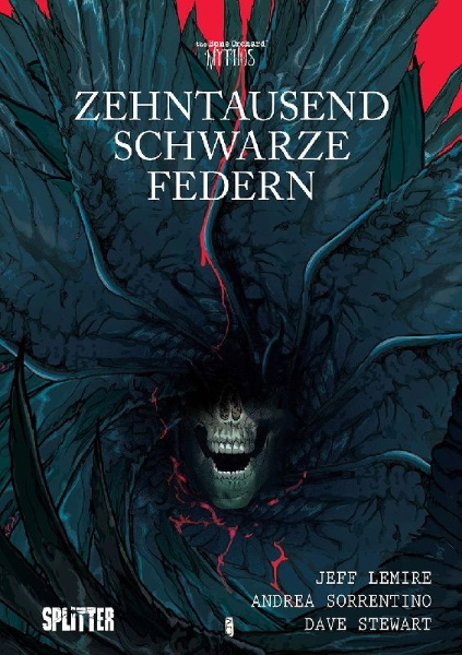 Buchcover und Innenansicht für das Buch: Zehntausend schwarze Federn