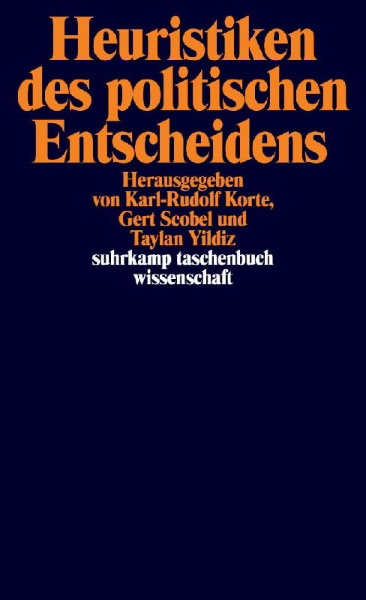 Buchcover und Innenansicht für das Buch: Heuristiken des politischen Entscheidens