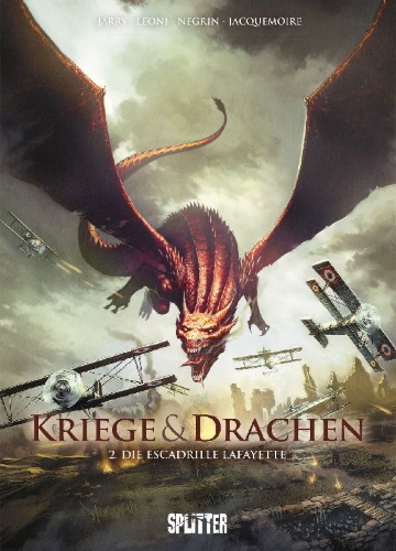 Buchcover und Innenansicht für das Buch: Guerres et Dragons 2