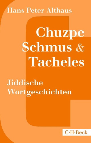 Buchcover und Innenansicht für das Buch: Chuzpe, Schmus & Tacheles