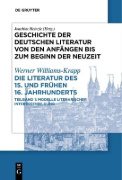 Buchcover und Innenansicht für das Buch: Die Literatur des 15. und frühen 16. Jahrhunderts