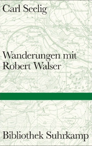 Buchcover und Innenansicht für das Buch: Wanderungen mit Robert Walser