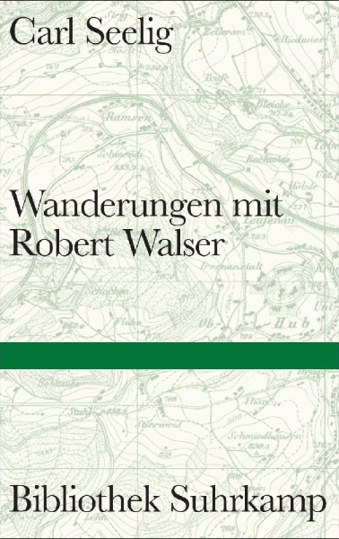 Buchcover und Innenansicht für das Buch: Wanderungen mit Robert Walser