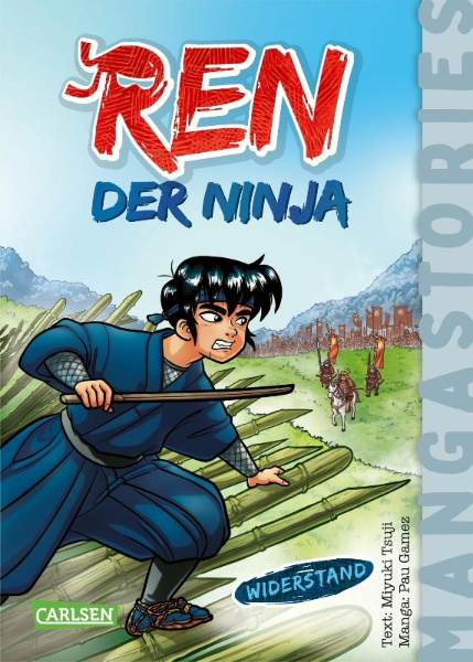Buchcover und Innenansicht für das Buch: REN, der Ninja Band 2 - Widerstand