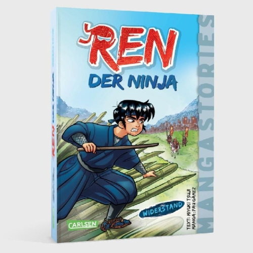 Buchcover und Innenansicht für das Buch: REN, der Ninja Band 2 - Widerstand