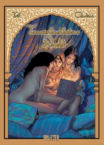Buchcover und Innenansicht für das Buch: Les Mille et Une Nuits