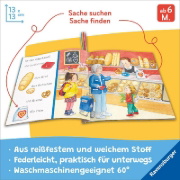 Buchcover und Innenansicht für das Buch: Mein Knuddel-Knautsch-Buch - Sachen suchen. Beim Einkaufen