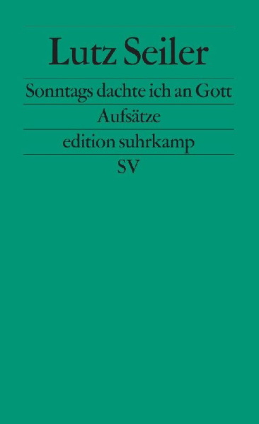Buchcover und Innenansicht für das Buch: Sonntags dachte ich an Gott