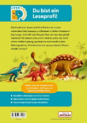 Buchcover und Innenansicht für das Buch: Leseprofis - Mit Bildern lesen lernen: Zwei Dinos wollen nach Hause, Erstes Lesen