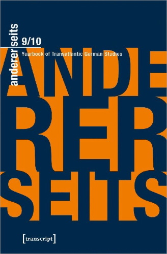 Buchcover und Innenansicht für das Buch: andererseits - Yearbook of Transatlantic German Studies