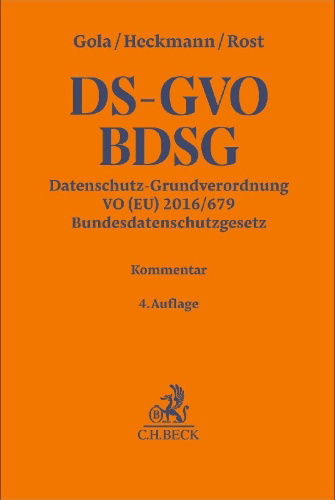Buchcover und Innenansicht für das Buch: Datenschutz-Grundverordnung VO (EU) 2016/679, Bundesdatenschutzgesetz. DS-GVO / BDSG