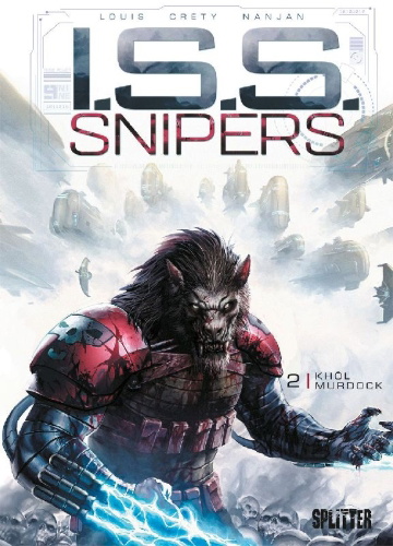 Buchcover und Innenansicht für das Buch: ISS Snipers. Band 2