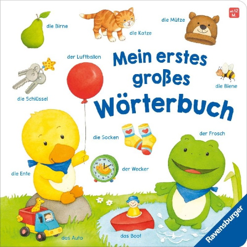 Buchcover und Innenansicht für das Buch: Mein erstes großes Wörterbuch