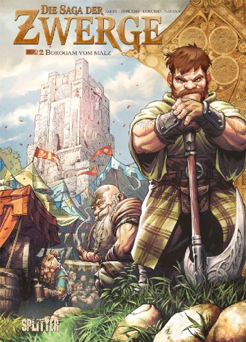 Buchcover und Innenansicht für das Buch: Die Saga der Zwerge. Band 22