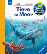 Buchcover und Innenansicht für das Buch: Wieso? Weshalb? Warum? junior, Band 57 - Tiere im Meer