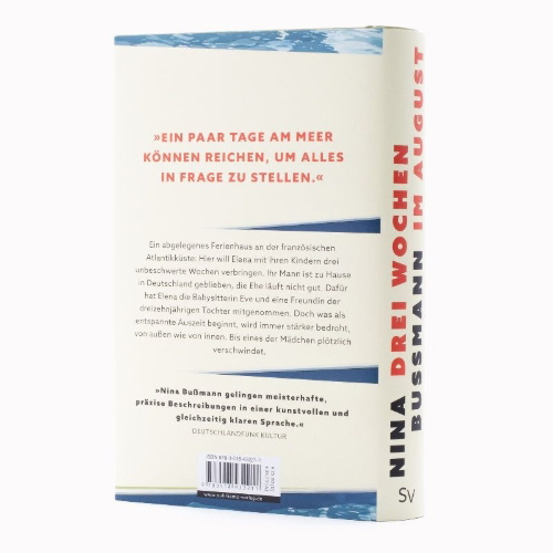 Buchcover und Innenansicht für das Buch: Drei Wochen im August