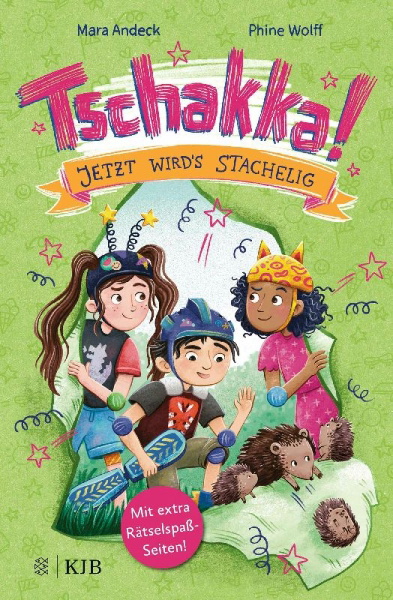 Buchcover und Innenansicht für das Buch: Tschakka! - Jetzt wird's stachelig!