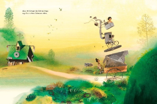 Buchcover und Innenansicht für das Buch: Stop! Monsters!