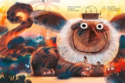 Buchcover und Innenansicht für das Buch: Stop! Monsters!