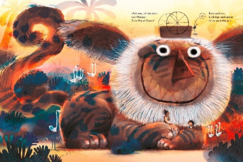 Buchcover und Innenansicht für das Buch: Stop! Monsters!