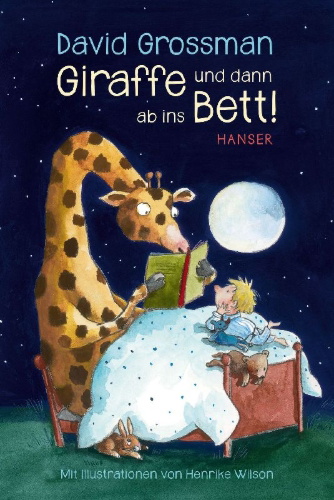 Buchcover und Innenansicht für das Buch: Giraffe und dann ab ins Bett