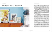 Buchcover und Innenansicht für das Buch: Organized Living. Solutions and Inspiration for Your Home